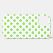 Coques Case-Mate iPhone Lime et pois blancs (Verso (horizontal))