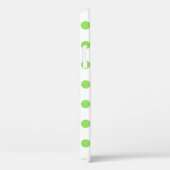 Coques Case-Mate iPhone Lime et pois blancs (Verso / Droite)