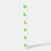 Coques Case-Mate iPhone Lime et pois blancs (Verso / Gauche)