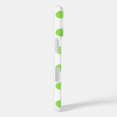 Coques Case-Mate iPhone Lime et pois blancs (Verso / Droite)
