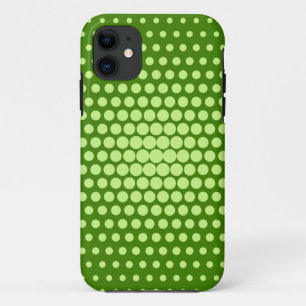 Coque iPhone 11 Lime Green Pois