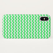 Coques Case-Mate iPhone Lime Green Zig Zag Chevron (Dos (Horizontal))