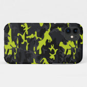 Coques Case-Mate iPhone Lime Points forts Camo (Dos (Horizontal))