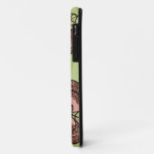 Coques Case-Mate iPhone Lime Scarlet Floral Dames Art (Dos/Gauche)