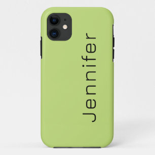 Case-Mate iPhone Case Lime Sherbet couleur solide   Nom minimal