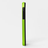 Coques Case-Mate iPhone Lime Vert brillant acier inoxydable métal (Dos/Gauche)