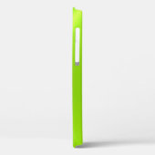 Coques Case-Mate iPhone Lime Vert brillant acier inoxydable métal (Verso / Gauche)
