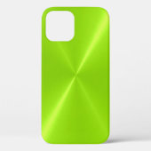 Coques Case-Mate iPhone Lime Vert brillant acier inoxydable métal (Verso)