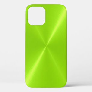 Case-Mate iPhone Case Lime Vert brillant acier inoxydable métal