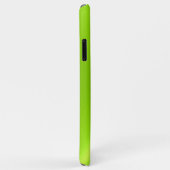 Coques Case-Mate iPhone Lime Vert brillant acier inoxydable métal (Dos/Droite)