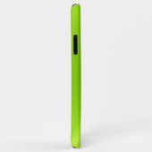 Coques Case-Mate iPhone Lime Vert brillant acier inoxydable métal (Dos/Droite)