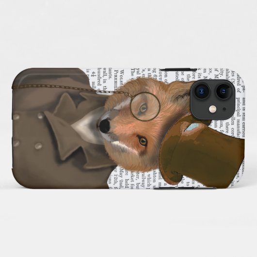 Coques Case-Mate iPhone L'impression Bounder Fox (Dos (Horizontal))