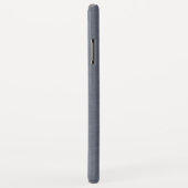 Coques Case-Mate iPhone Lin gris bleu moderne (Dos/Droite)