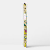 Coques Case-Mate iPhone L'Inde paisley motif, frontière décorative. (Verso / Droite)