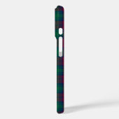 Coques Case-Mate iPhone Lindsay Clan Maroon et Green Tartan (Verso / Gauche)