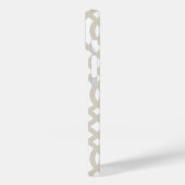 Coques Case-Mate iPhone Linge Beige Trellis moderne (Verso / Gauche)