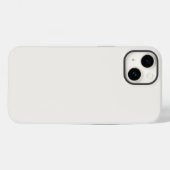 Coques Case-Mate iPhone Linge blanc, blanc cassé (Verso (horizontal))
