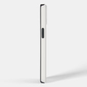 Coques Case-Mate iPhone Linge blanc, blanc cassé (Verso / Droite)