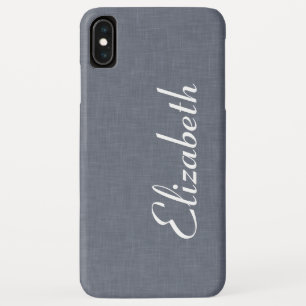 Case-Mate iPhone Case Linge gris bleu moderne