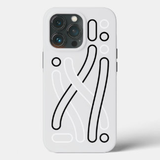 Case-Mate iPhone Case Linienmuster schwarz weiß grau iPhone Hülle