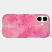 Coques Case-Mate iPhone Linktree Aquarelle Rose | (Verso (horizontal))