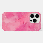 Coques Case-Mate iPhone Linktree Aquarelle Rose | (Verso (horizontal))