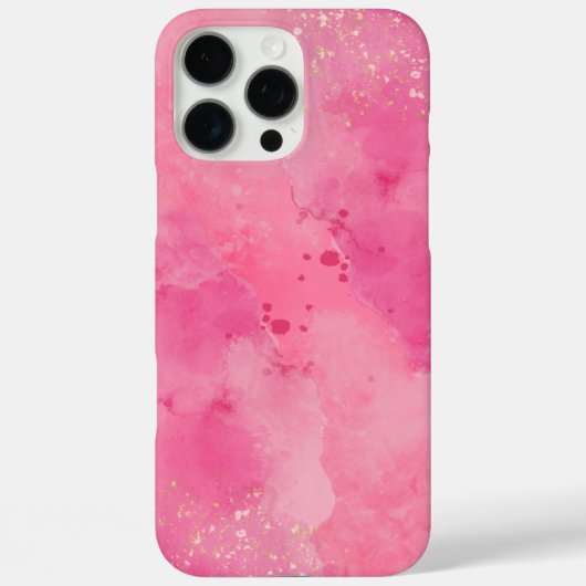 Coques Case-Mate iPhone Linktree Aquarelle Rose | (Verso)