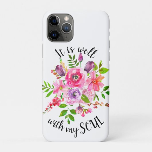 Coques Case-Mate iPhone L'Inspiration Florale Rose, C'Est Bien Avec Mon Âm (Dos)