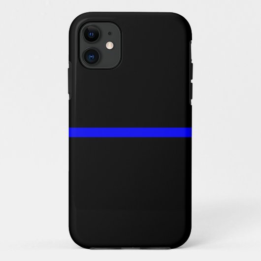 Coques Case-Mate iPhone L'instruction Symbolic Thin Blue Line (Dos)