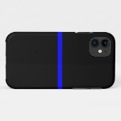 Coques Case-Mate iPhone L'instruction Symbolic Thin Blue Line (Dos (Horizontal))