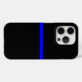 Coques Case-Mate iPhone L'instruction Symbolic Thin Blue Line (Verso (horizontal))