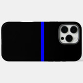 Coques Case-Mate iPhone L'instruction Symbolic Thin Blue Line (Verso (horizontal))