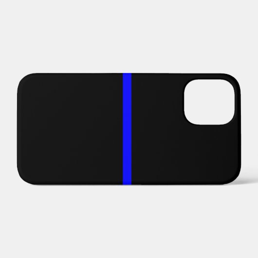 Coques Case-Mate iPhone L'instruction Symbolic Thin Blue Line (Verso (horizontal))