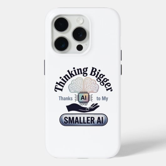 Coques Case-Mate iPhone L'intelligence artificielle Penser un Humour plus (Verso)