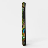 Coques Case-Mate iPhone L'invasion des plumes de paon (Dos/Gauche)