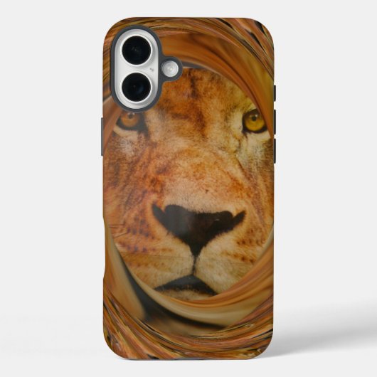 Coques Case-Mate iPhone Lion Abstrait Safari Art (Verso)