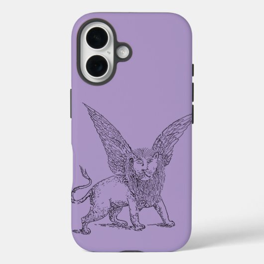 Coques Case-Mate iPhone Lion ailé symbole de Saint Marc (Verso)