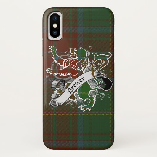 Coques Case-Mate iPhone Lion Brewer Tartan (Dos)
