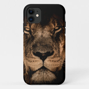 Coques Pour iPhone lion d'afrique yeux fermés