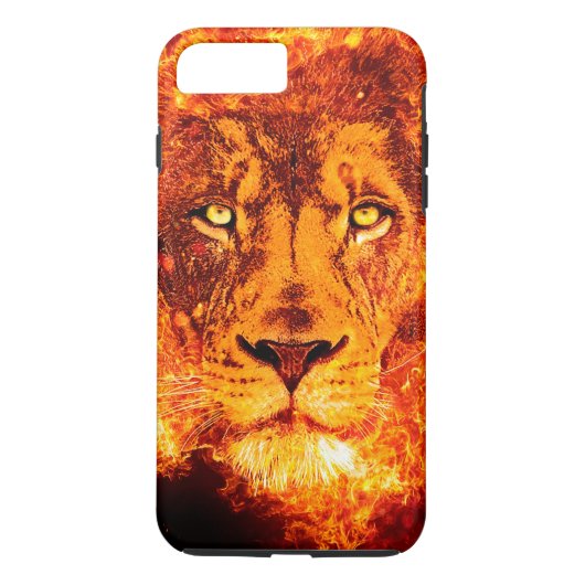 Coques Case-Mate iPhone Lion de Juda Rouge Orange (Dos)
