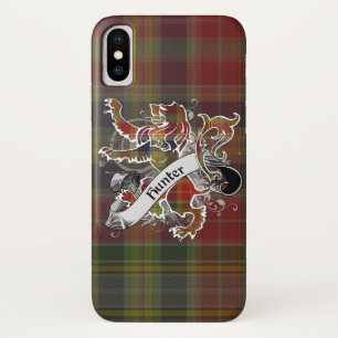 Coques Pour iPhone Lion de tartan de chasseur