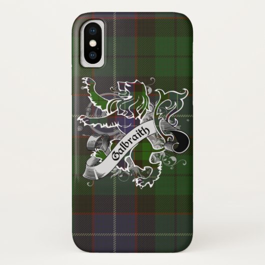 Coques Case-Mate iPhone Lion de tartan de Galbraith (Dos)