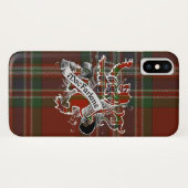 Coques Case-Mate iPhone Lion de tartan de MacFarlane (Dos (Horizontal))