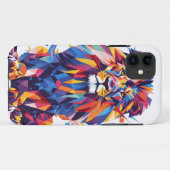 Coques Case-Mate iPhone Lion géométrique coloré (Dos (Horizontal))