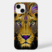 Coques Case-Mate iPhone Lion Gold Filigree (Verso)