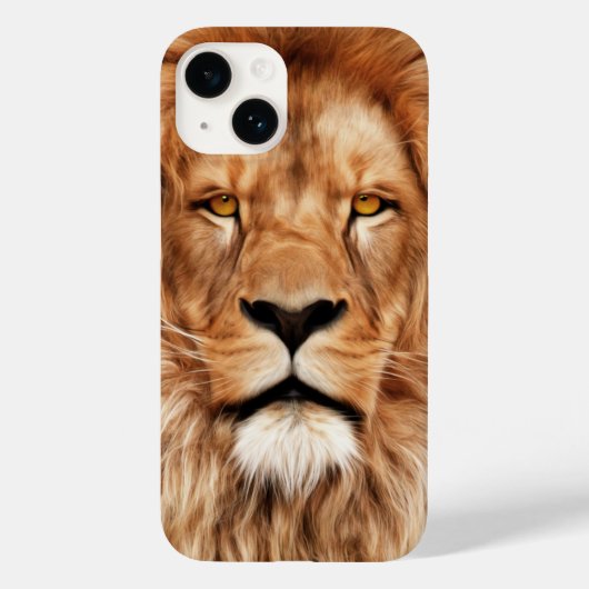 Coques Case-Mate iPhone Lion Le Roi Photo Peinture (Verso)