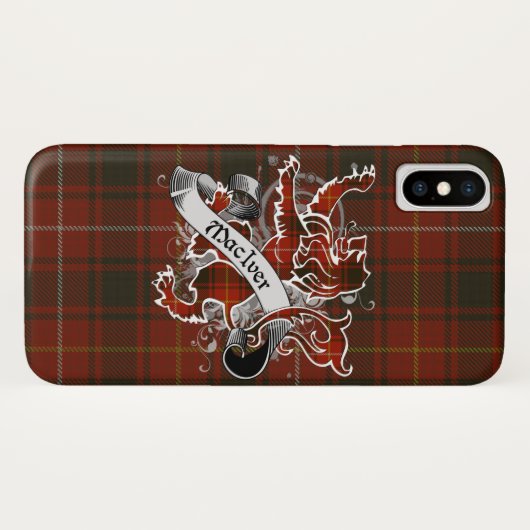 Coques Case-Mate iPhone Lion MacIver Tartan (Dos (Horizontal))