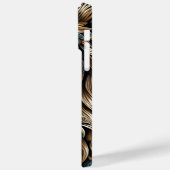 Coques Case-Mate iPhone Lion majestueux avec détails bleus délicats (Verso / Gauche)