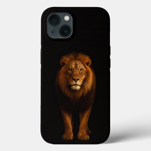 Coques Case-Mate iPhone Lion majestueux Black 4 Luxe iPhone 13 (Verso)