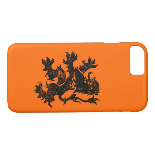 Coques Case-Mate iPhone Lion néerlandais (Dos (Horizontal))